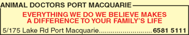 Animal Doctors Port Macquarie - Vet Australia 5