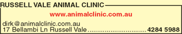 Russell Vale Animal Clinic - Vet Australia 6